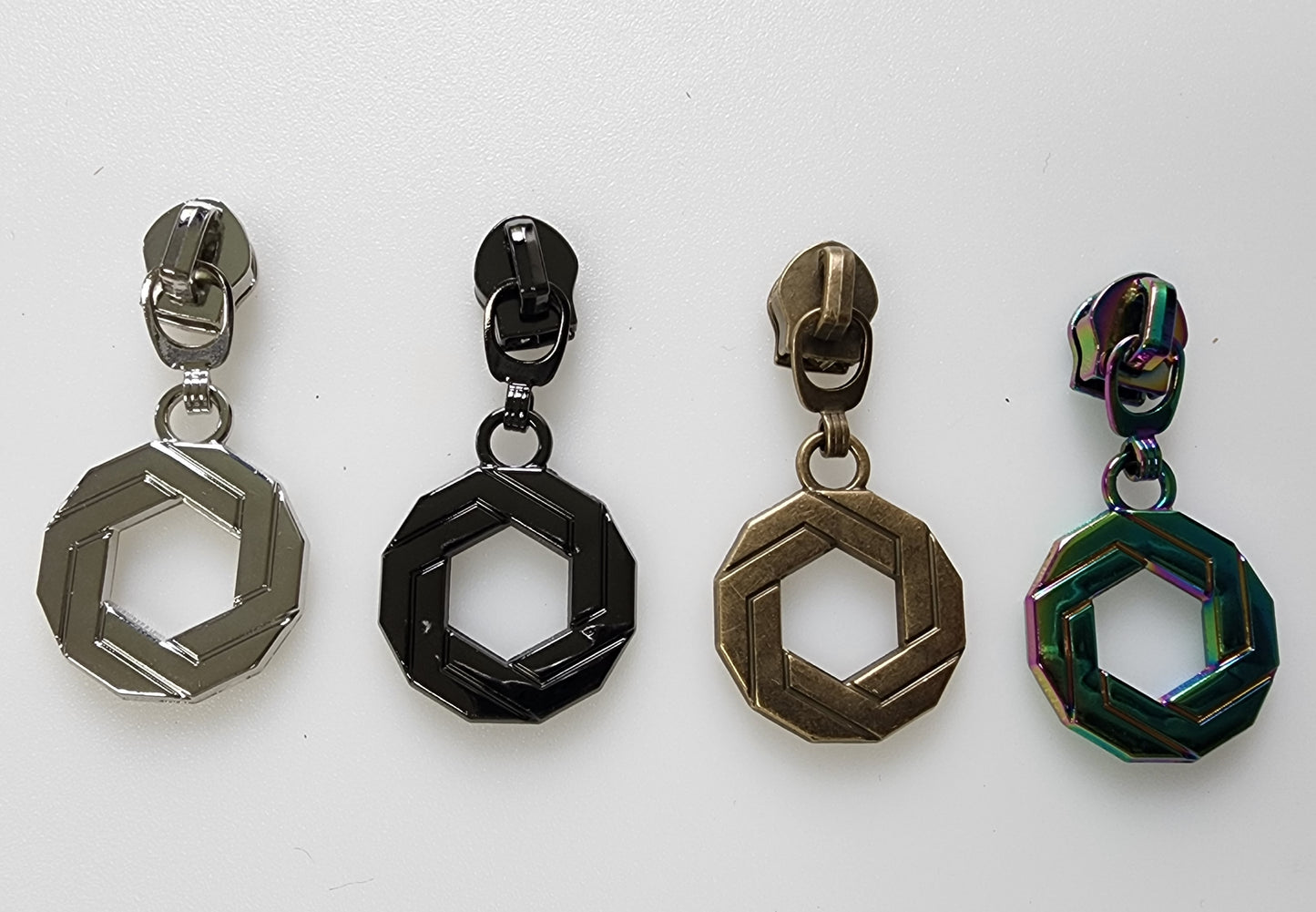 #5 Hexie Nylon Zipper Pulls