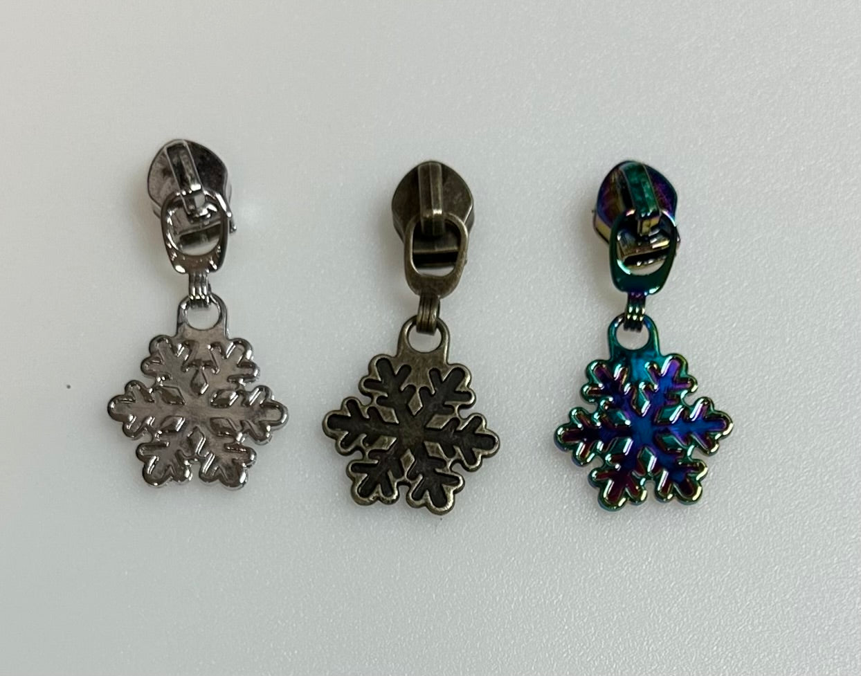 Snowflake #5 Nylon Zipper Pulls