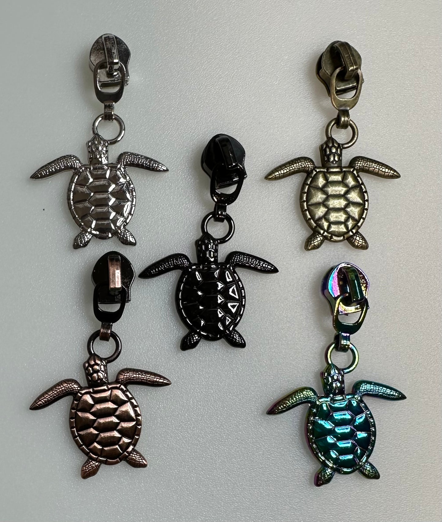 #5 Turtle Nylon Zipper Pulls