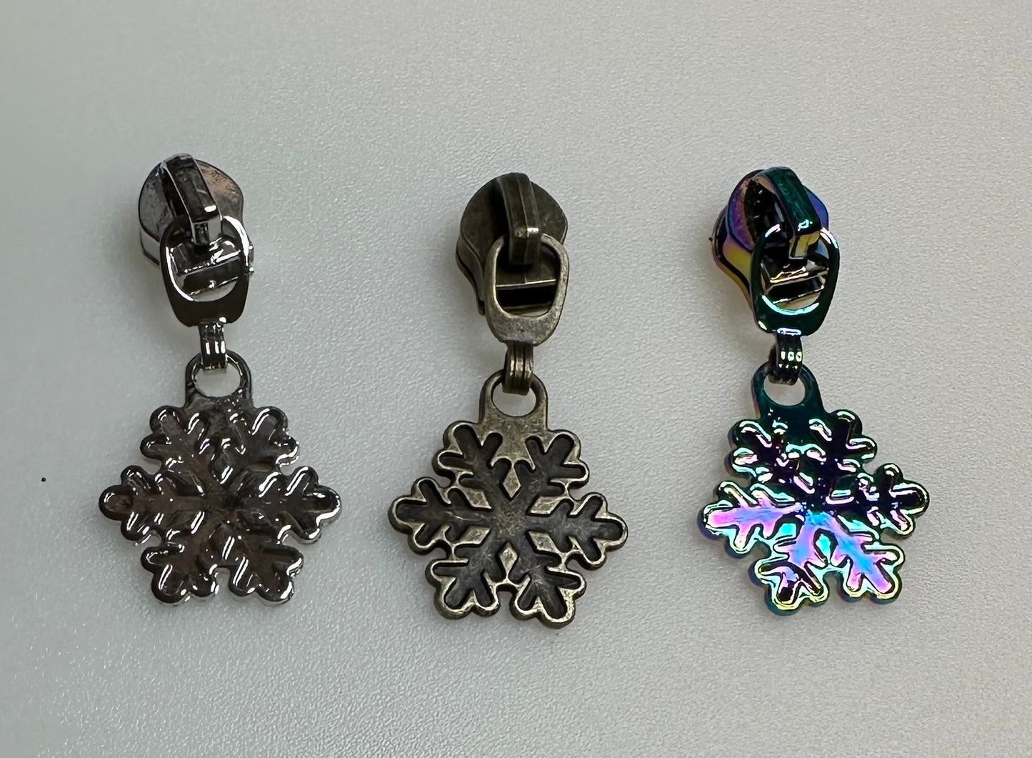 Snowflake #5 Nylon Zipper Pulls