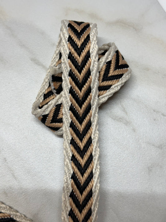 1"  Chevron Jacquard Webbing (3)