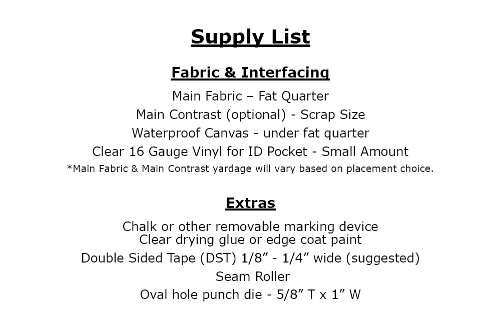 Alpine Wallet Pattern