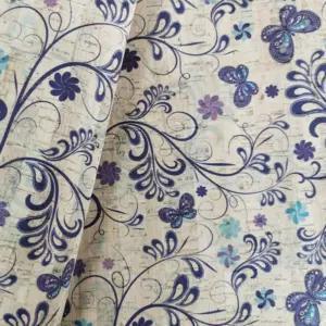 Butterfly Flourish Cork Fabric