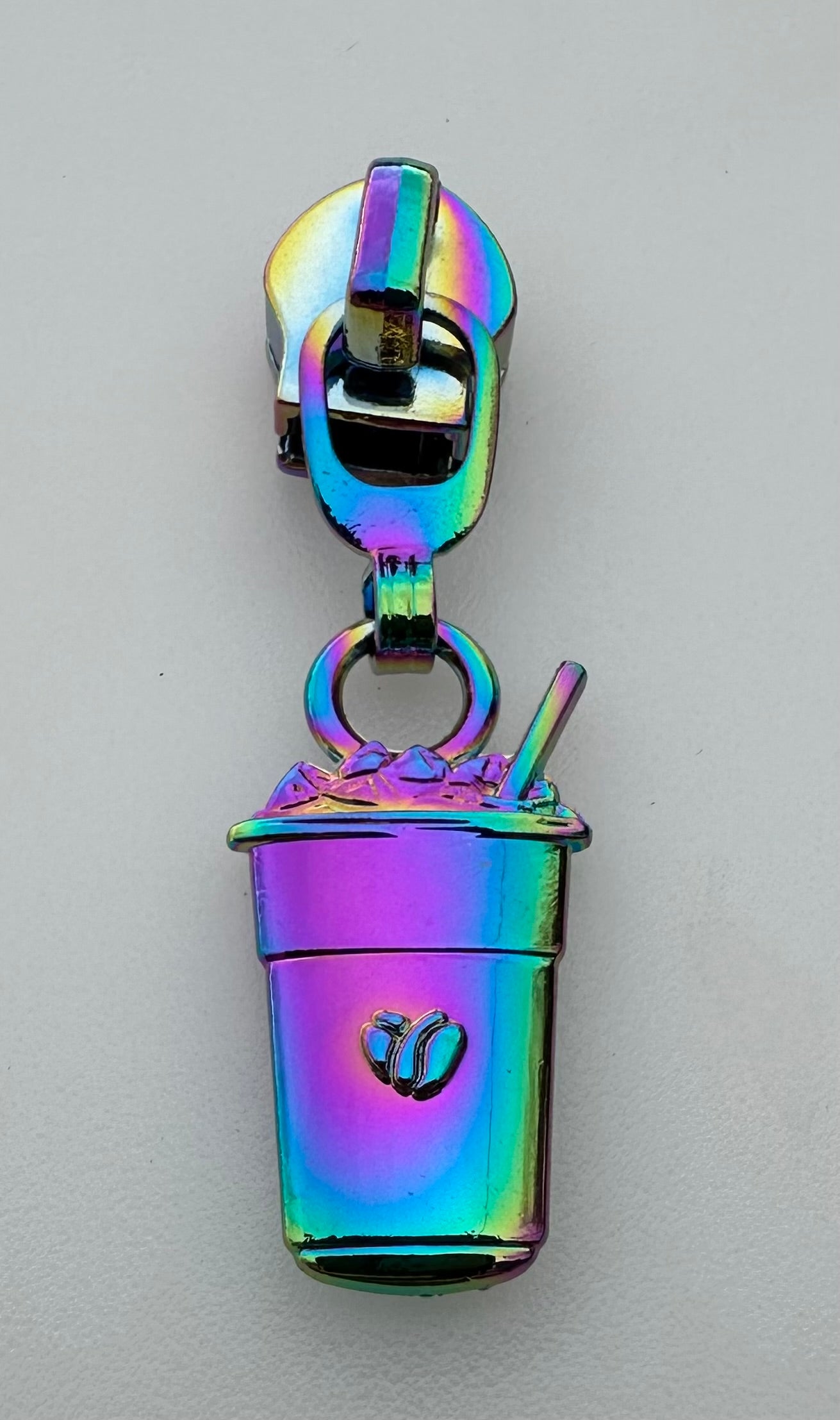 #5 Iced Coffee Nylon Zipper Pulls