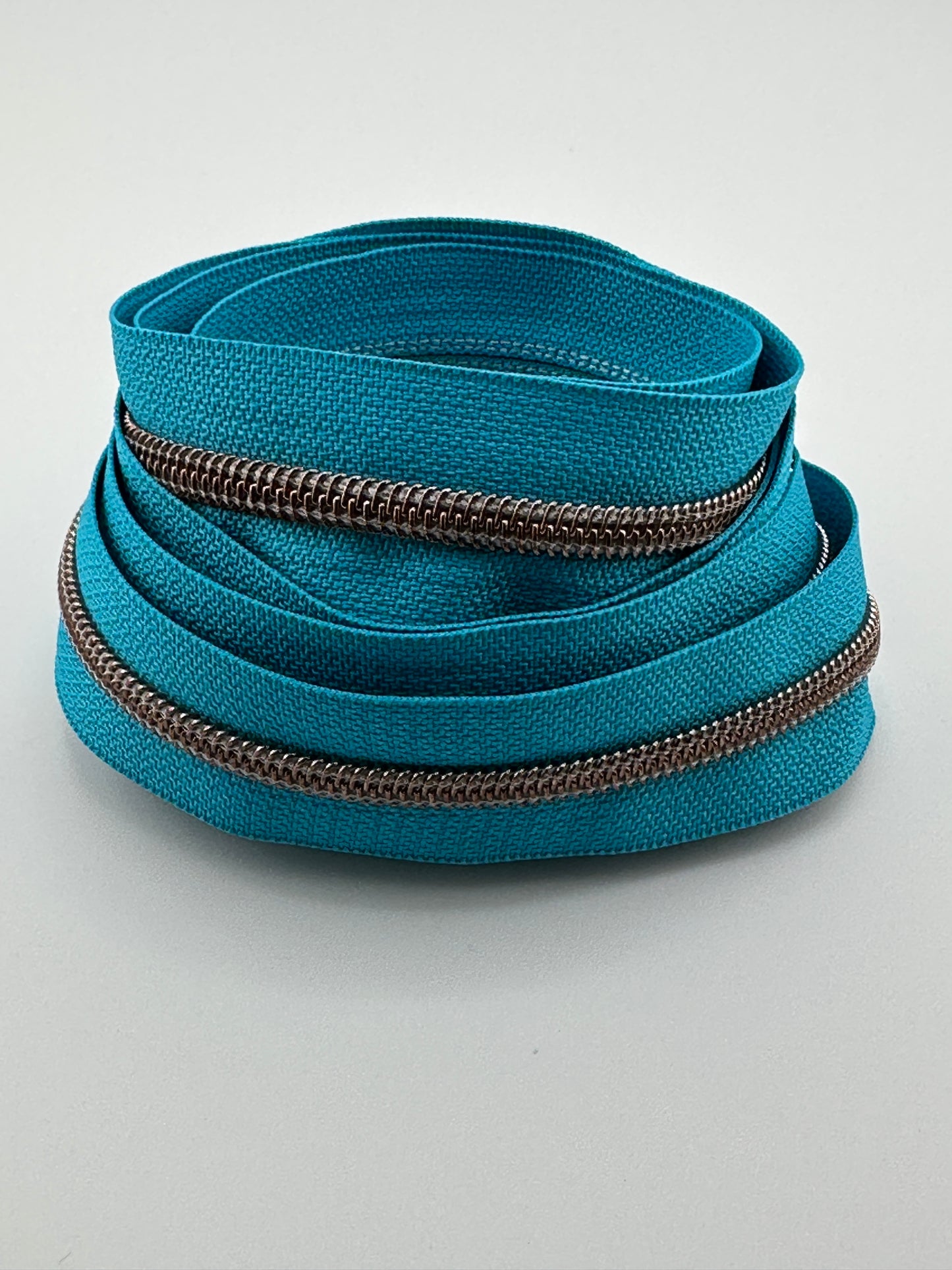 #5 Cyan Blue Nylon Zipper Tape