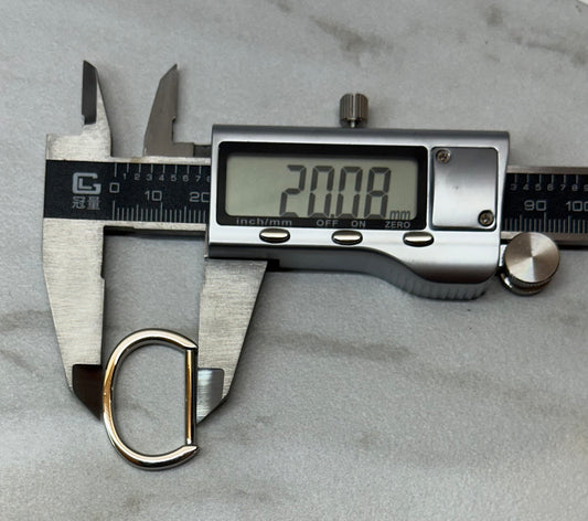 3/4" Low Profile D Rings (2)