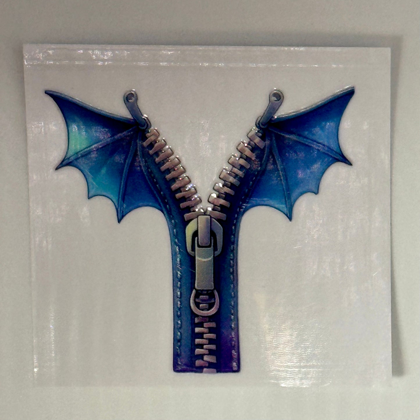 Bat Zipper Sticker