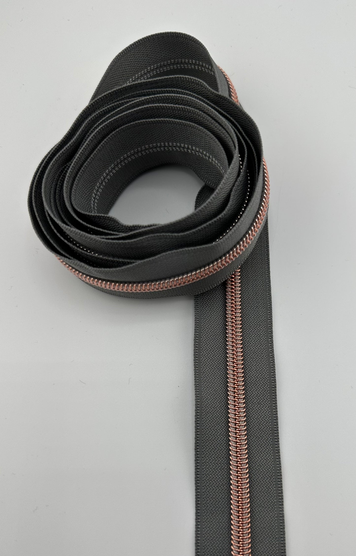 #5 Gray Nylon Zipper Tape