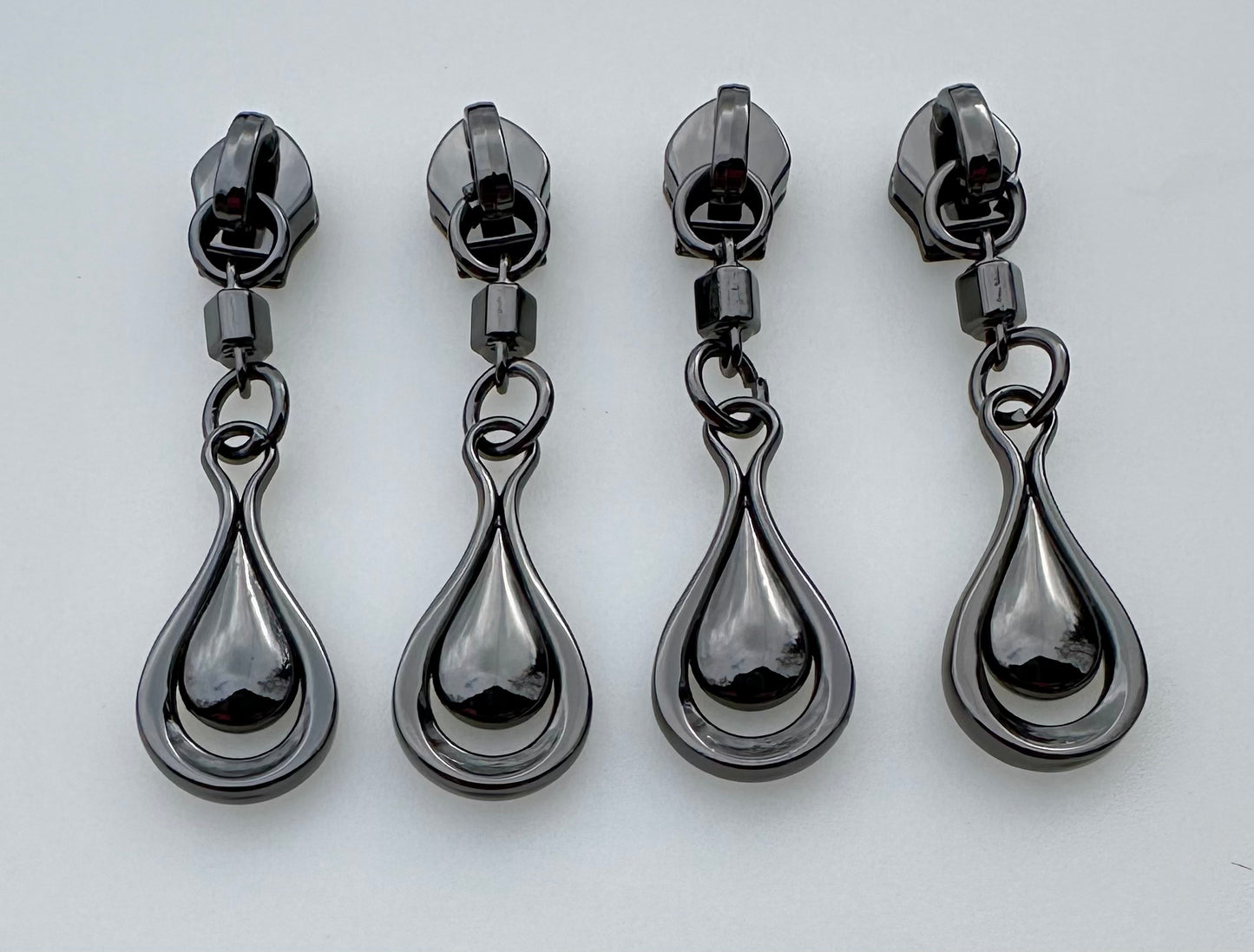 #5 Droplet Nylon Zipper Pulls