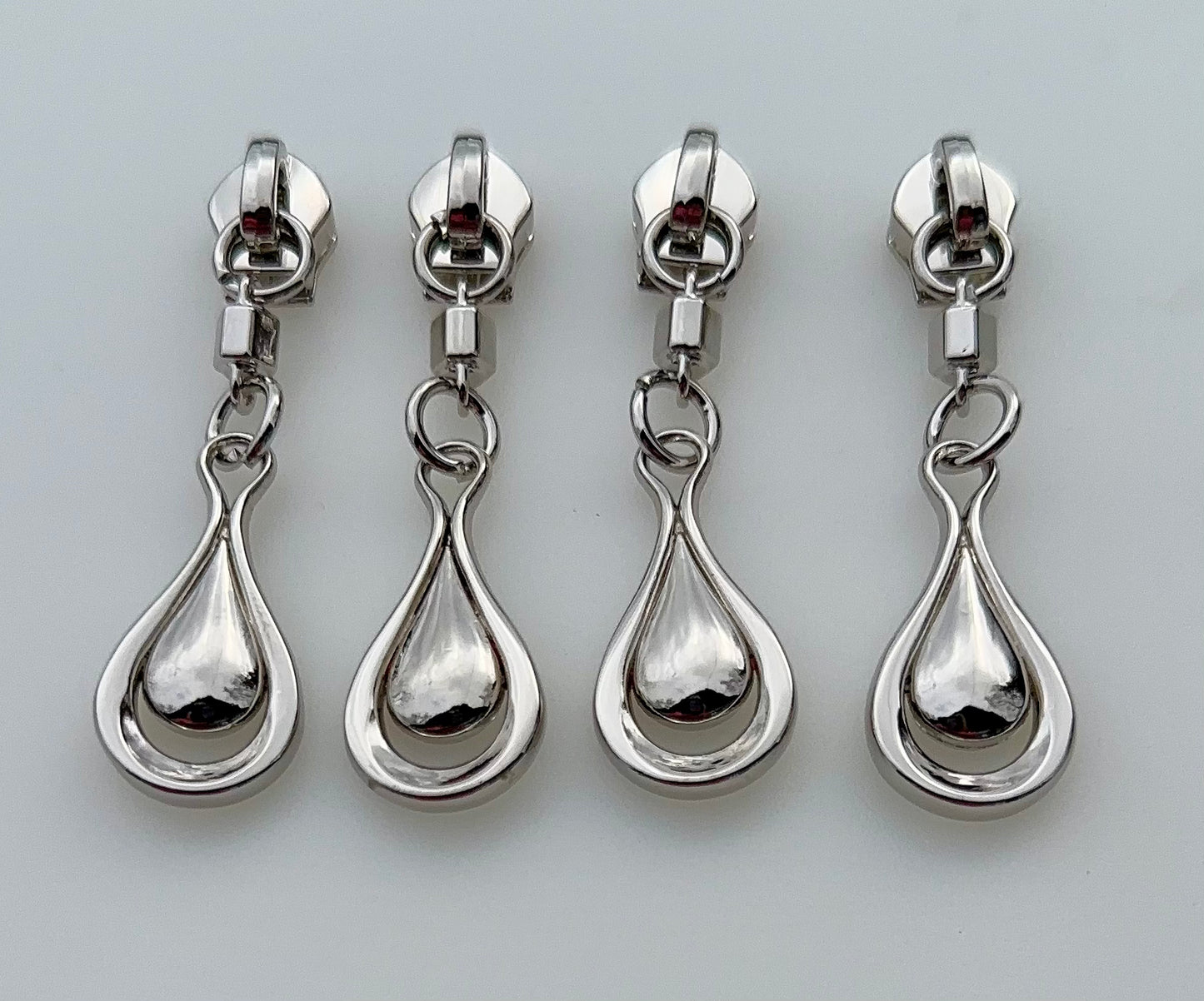#5 Droplet Nylon Zipper Pulls