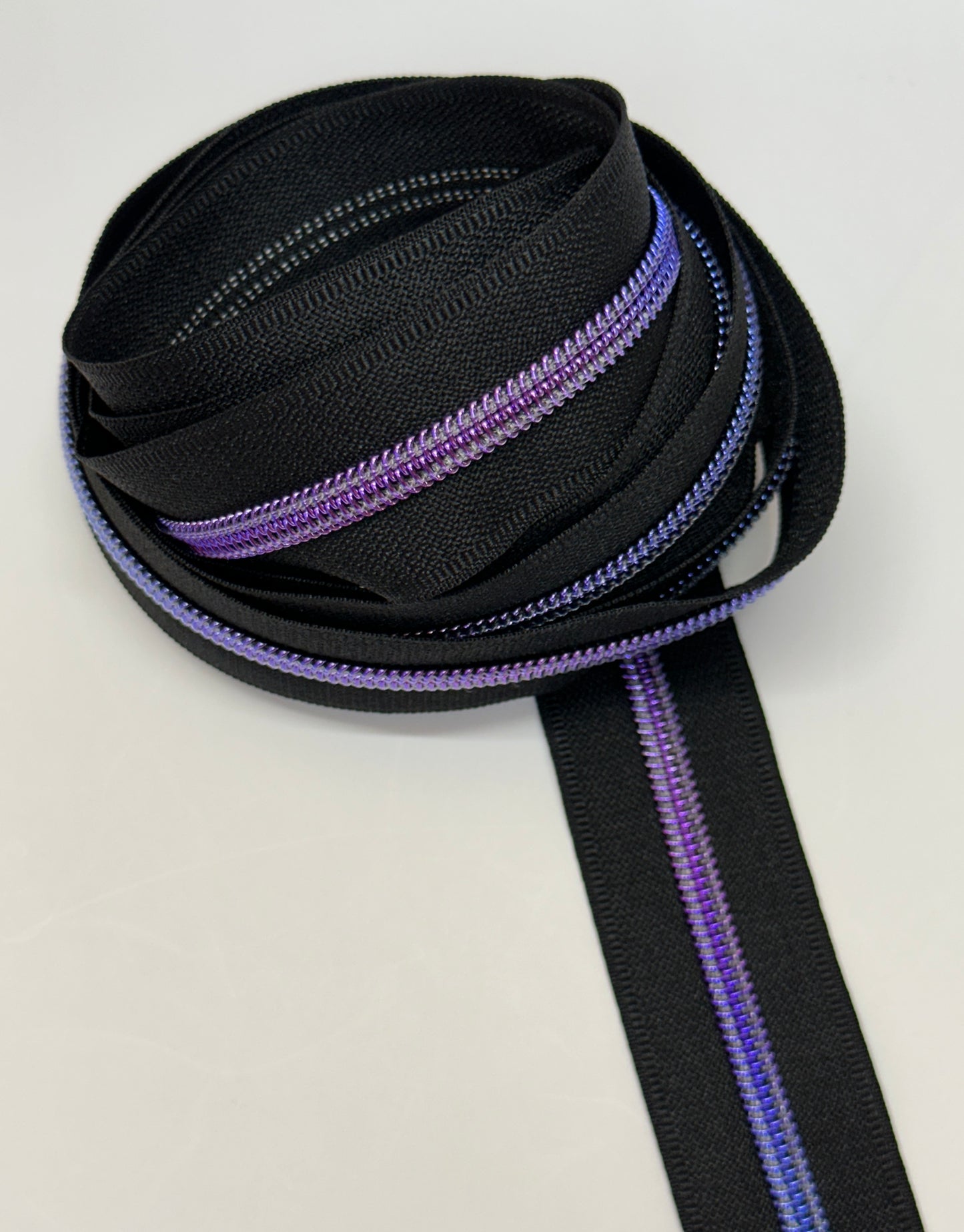#5 Gradient Purple Blue Nylon Zipper Tape