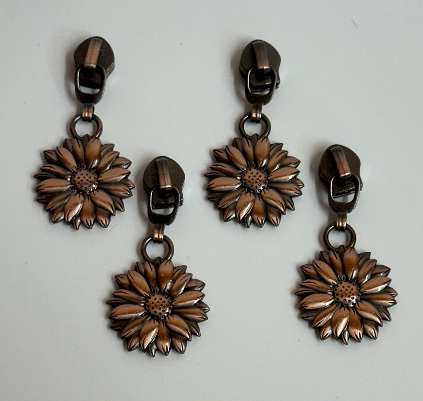 #5 Sunflower Nylon Zipper Pulls