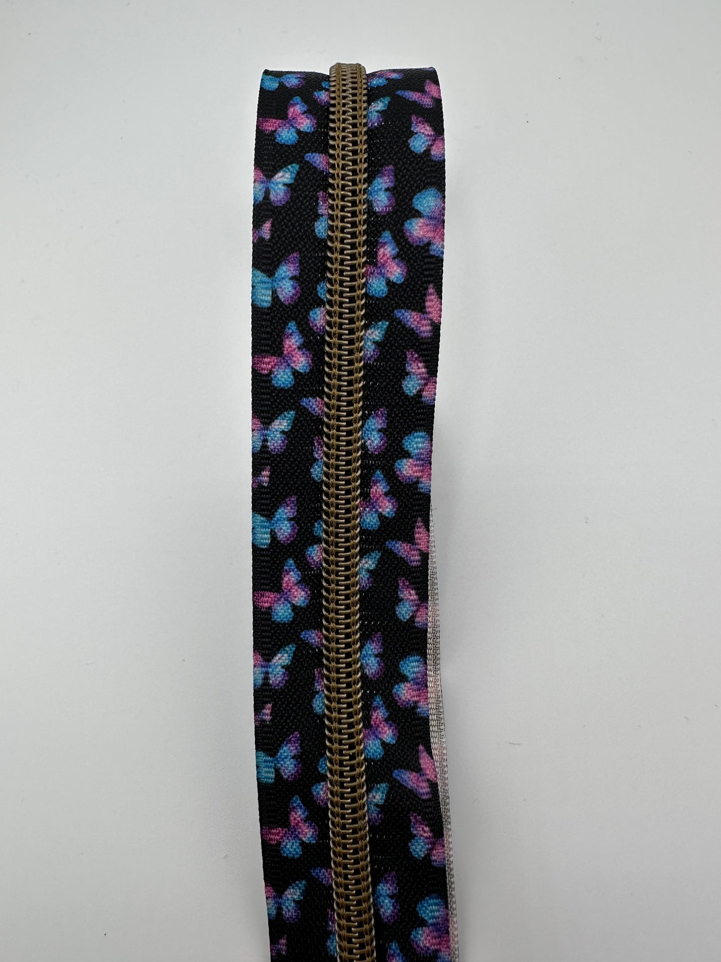 #5 Dark Butterfly Zipper Tape
