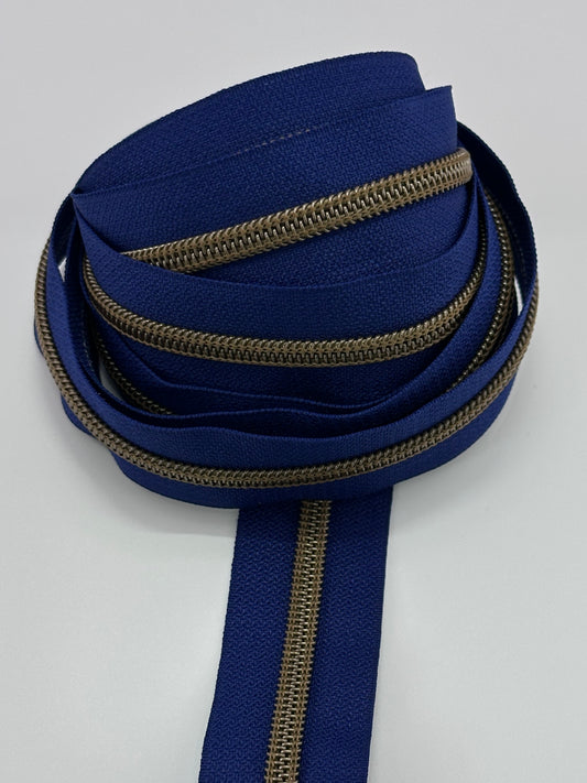 #5 Blue Zipper Tape