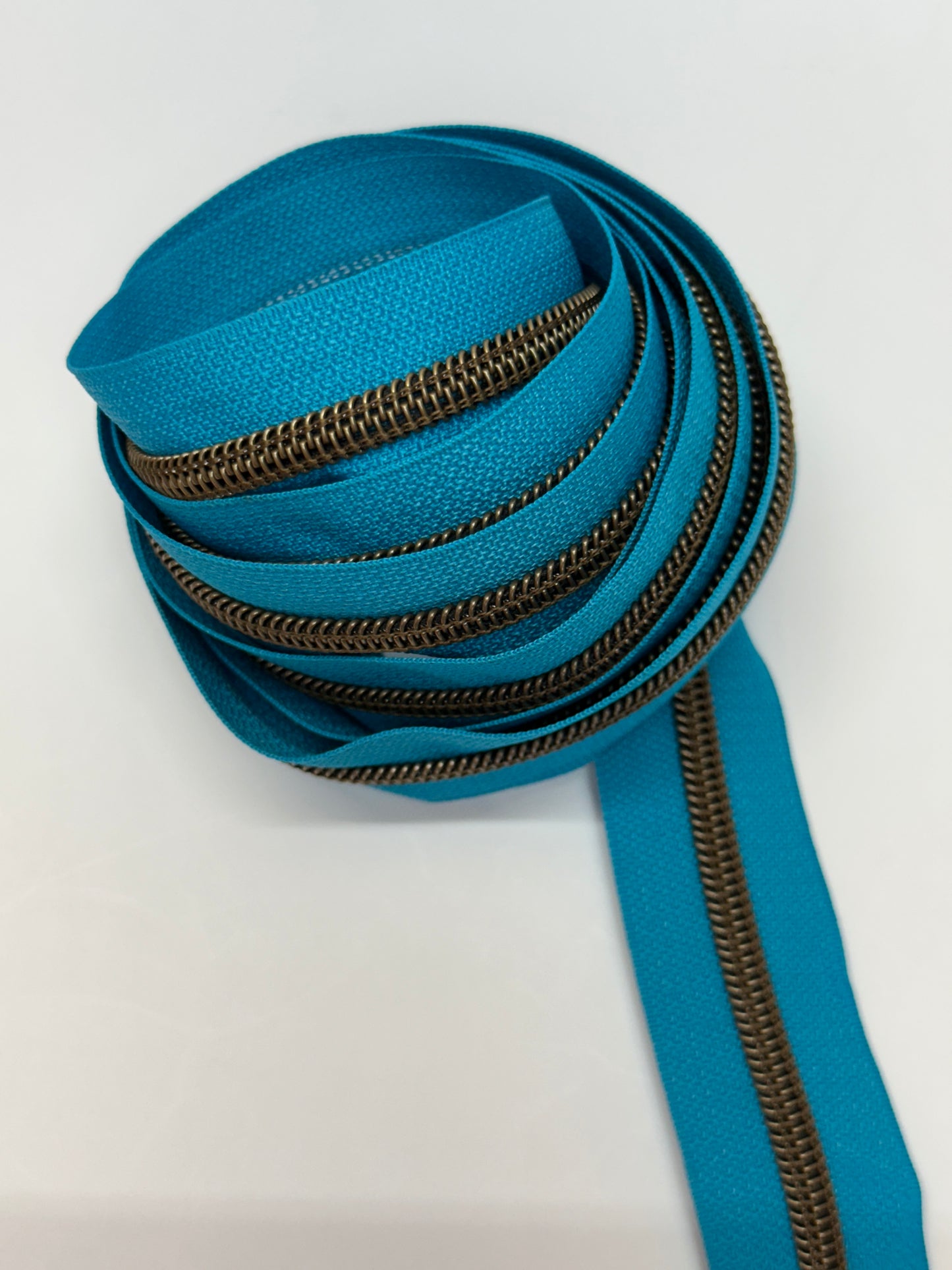 #5 Cyan Blue Nylon Zipper Tape