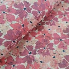 Poppy Red Cork Fabric