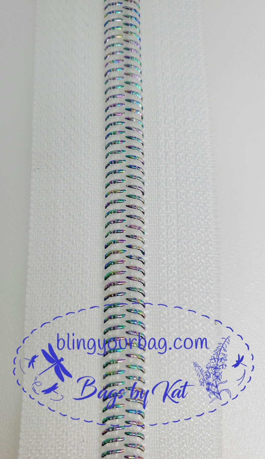 #5 White Magical Zipper Tape