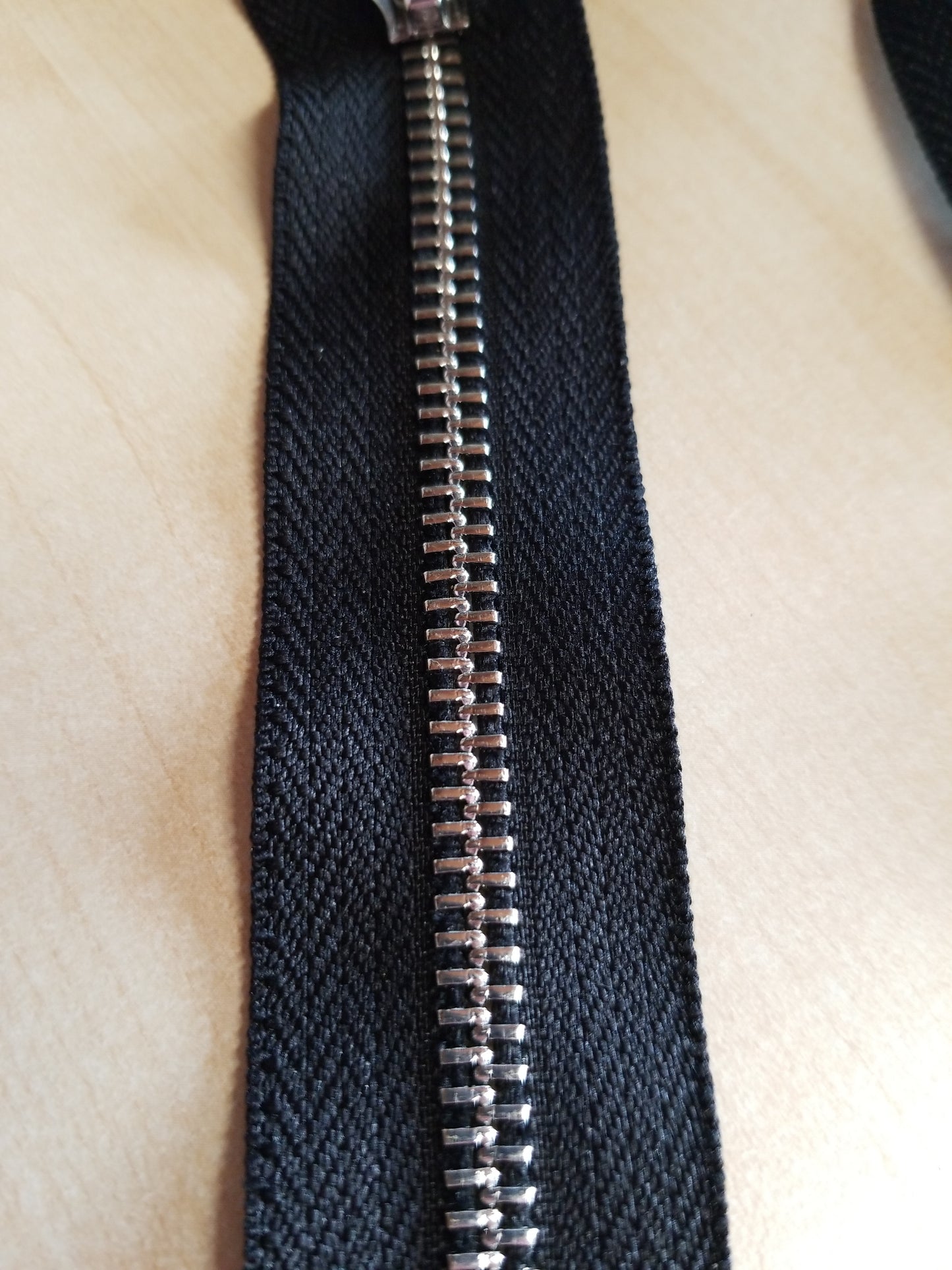 Metal "Y" Zipper Tape - 2 Way