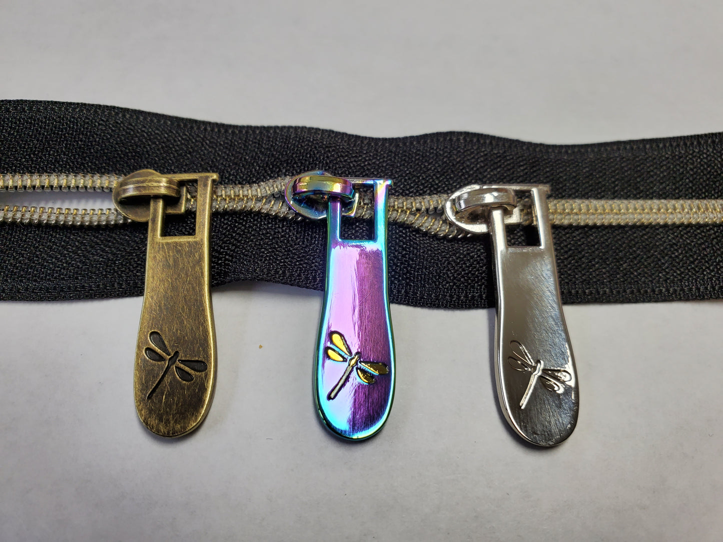 #5 Dragonfly Nylon Zipper Pull