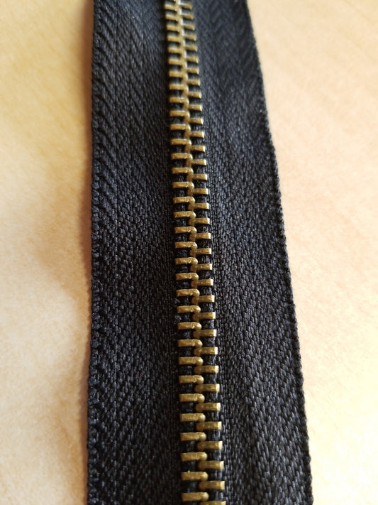 Metal "Y" Zipper Tape - 2 Way