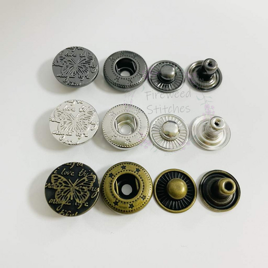 15MM BUTTERFLY SPRING SNAPS