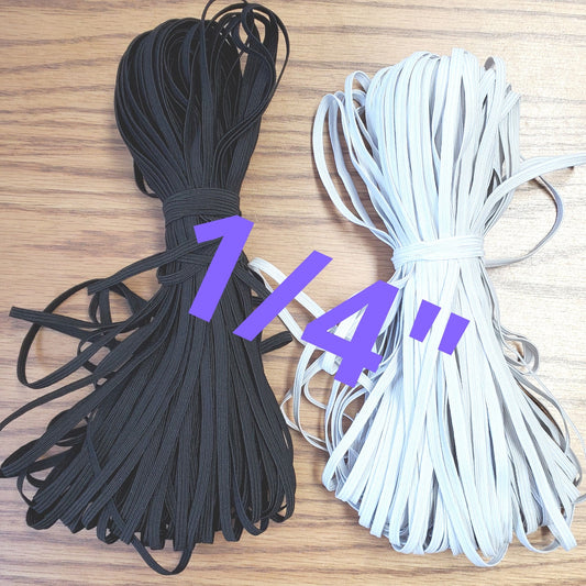 Braided Elastic 1/8� and 1/4"