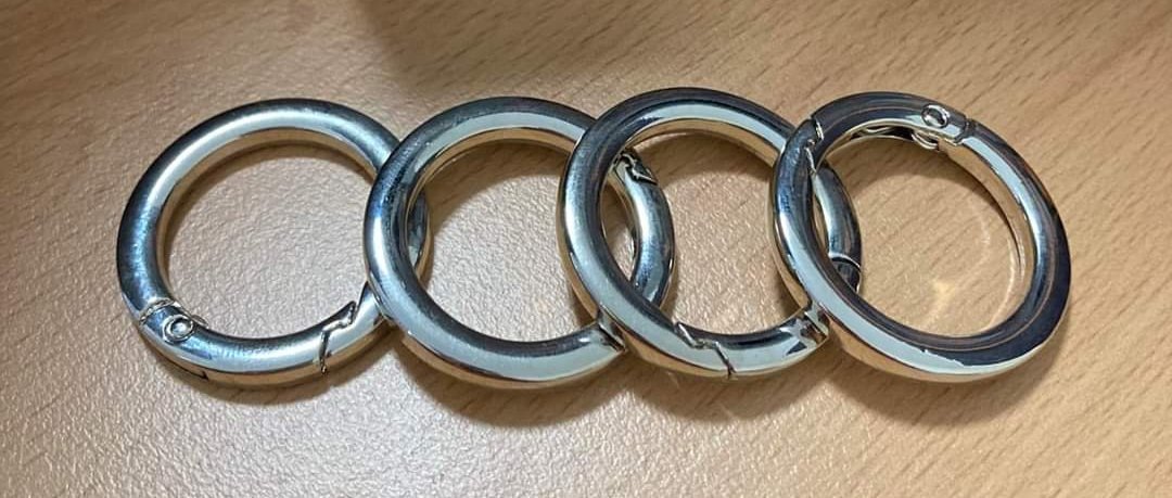 1" Flat Gate Rings