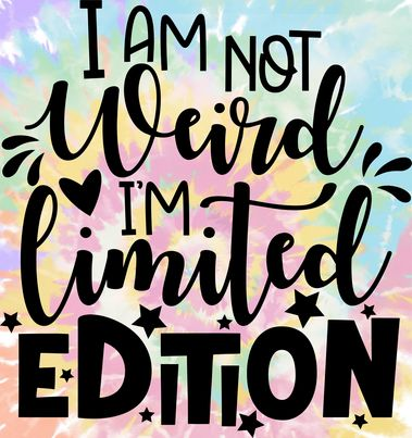 I'm Not Weird Woven Labels
