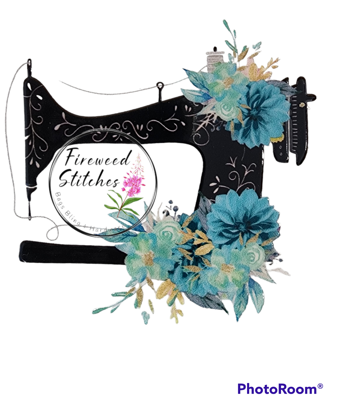 Vintage Sewing Machine Sticker
