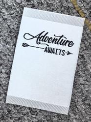 Adventure Awaits Woven Label