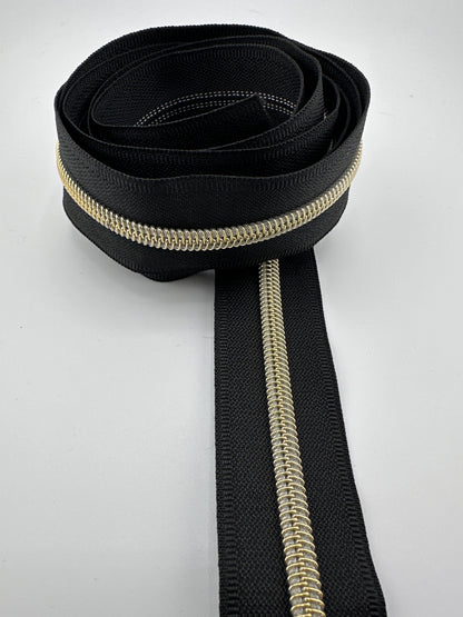 #5 Nylon Black Zipper Tape
