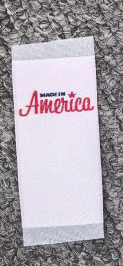 USA Assortment Woven Label