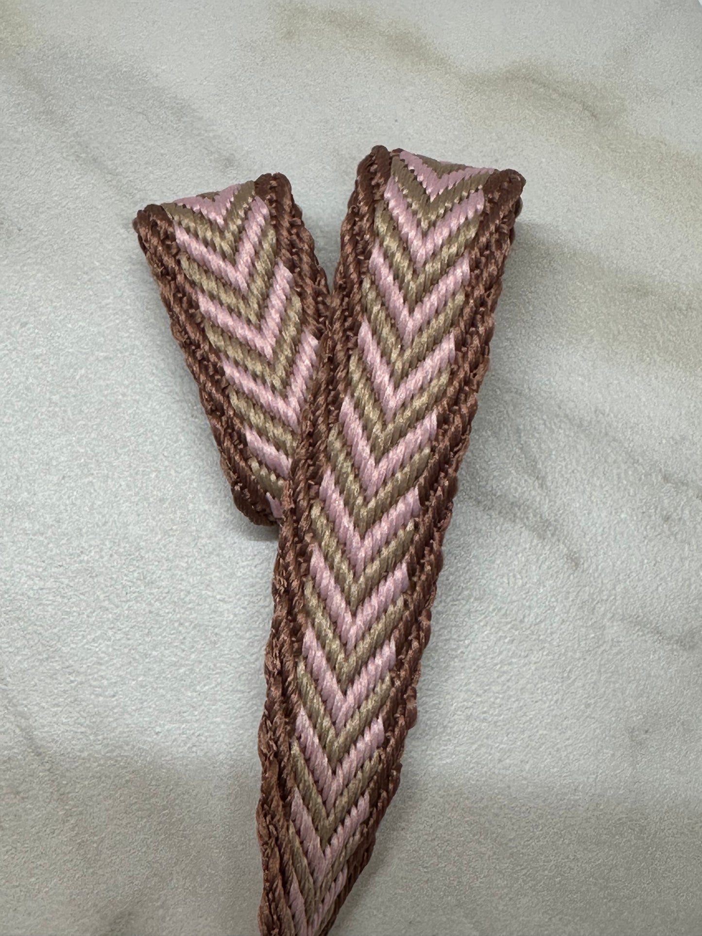 1"  Chevron Jacquard Webbing (2)