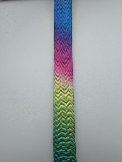 3/4" Rainbow Seatbelt Webbing