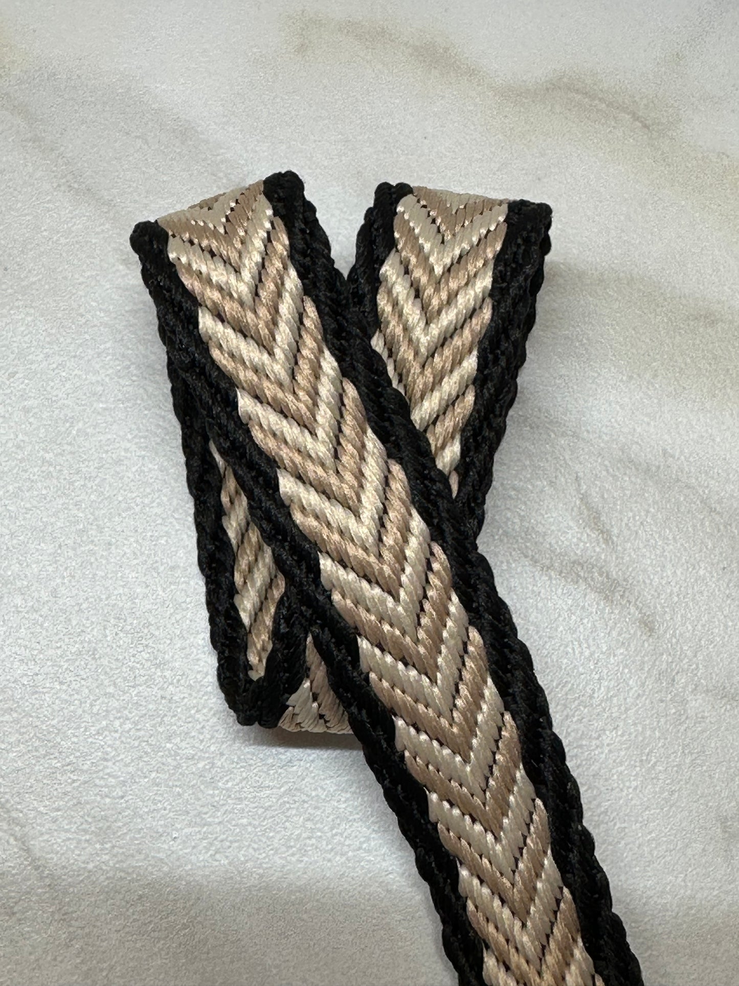 1"  Chevron Jacquard Webbing (2)