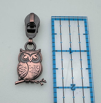 #5 Owl Nylon Zipper Pulls