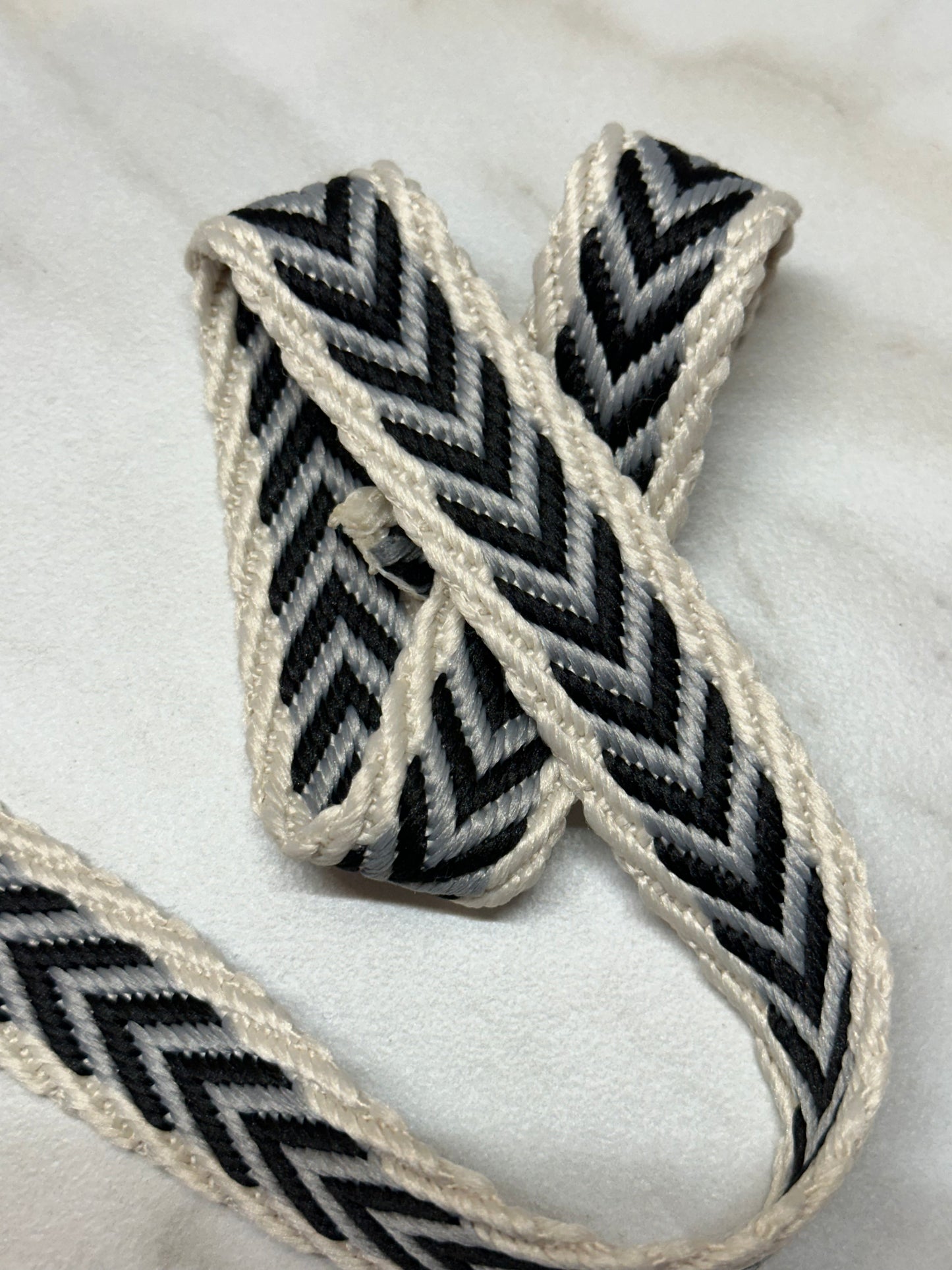 1"  Chevron Jacquard Webbing (2)