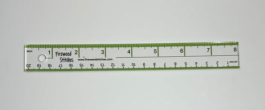 8" Combo MM & Inches Ruler