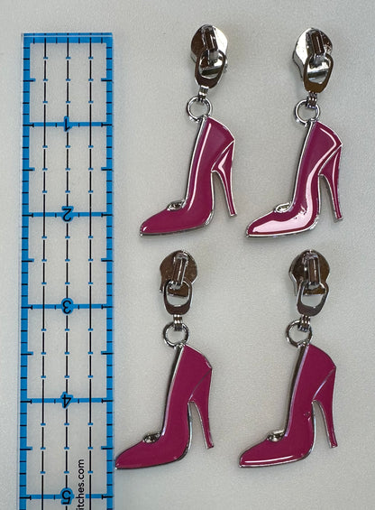 #5 High Heel Pull Nylon Zipper Pull