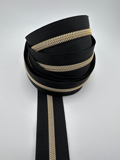 #5 Nylon Black Zipper Tape