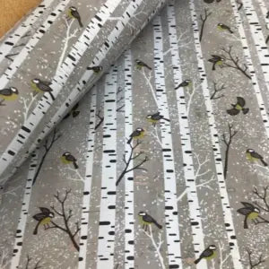 Birch Tree Cork Fabric