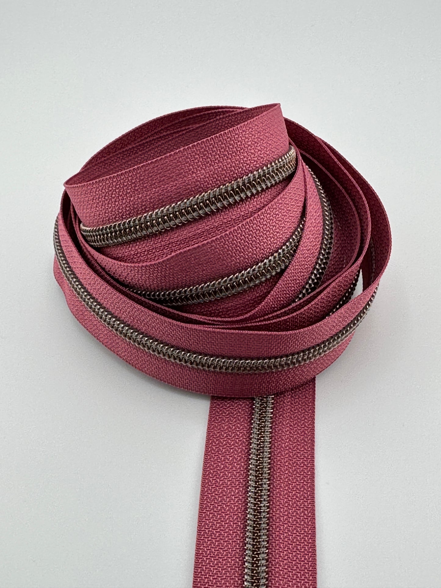 #5 Dusty Pink Nylon Zipper Tape