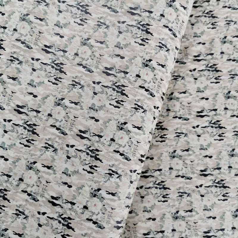 Rose Camo Cork Fabric