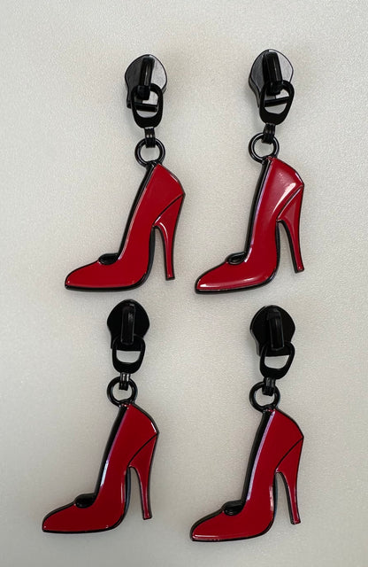 #5 High Heel Pull Nylon Zipper Pull