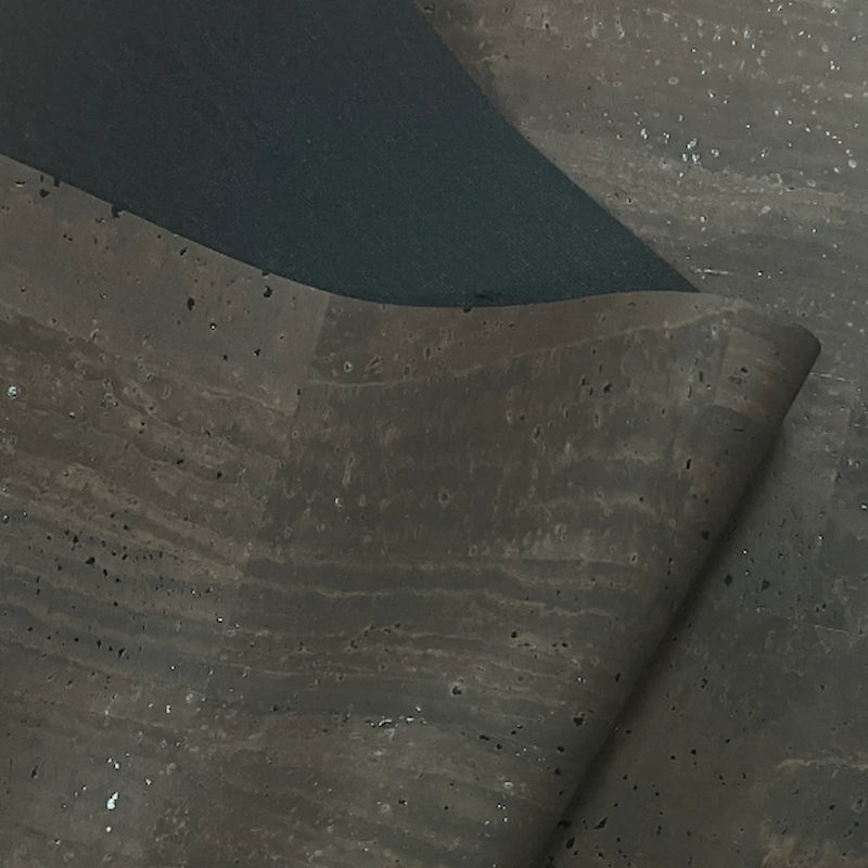 Dark Brown Cork Fabric