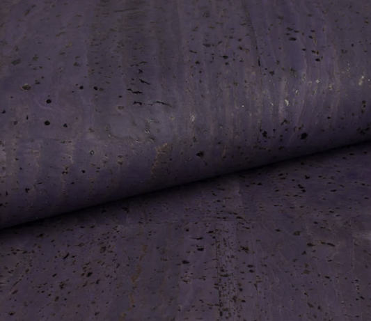 Eggplant Purple Cork Fabric