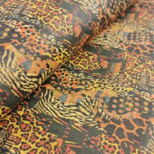 Exotic Print Cork Fabric
