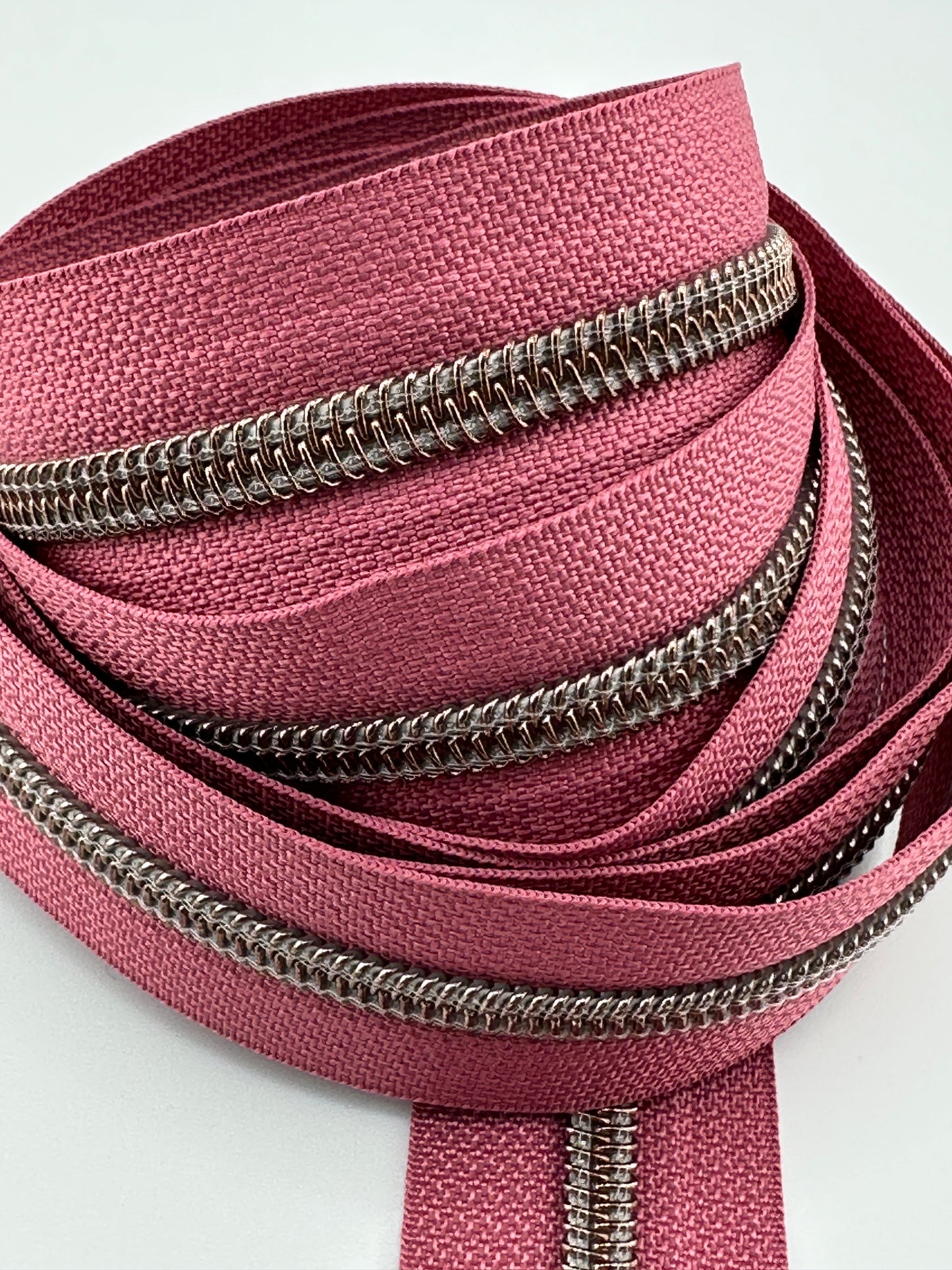 #5 Dusty Pink Nylon Zipper Tape