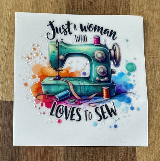 Just Sew Sticker