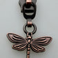 #5 Dragonfly Nylon Zipper Pulls